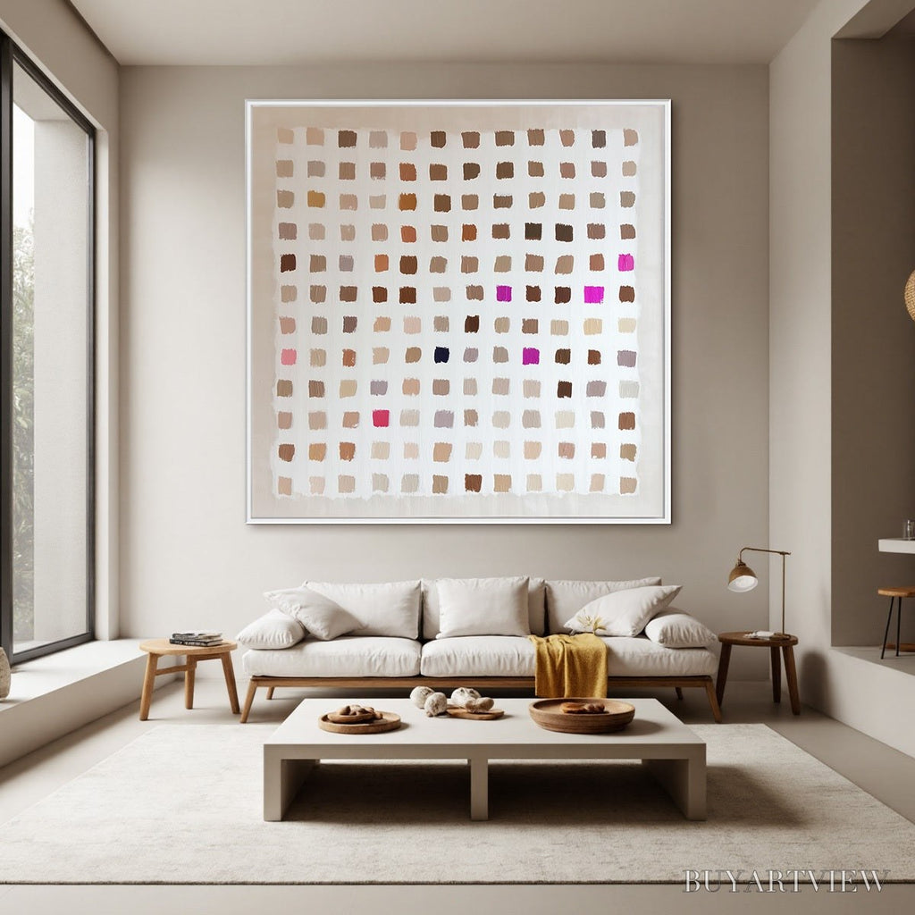 ARTOVITAS Nuance – Minimalist Abstract Color Block Oil Painting - image 2