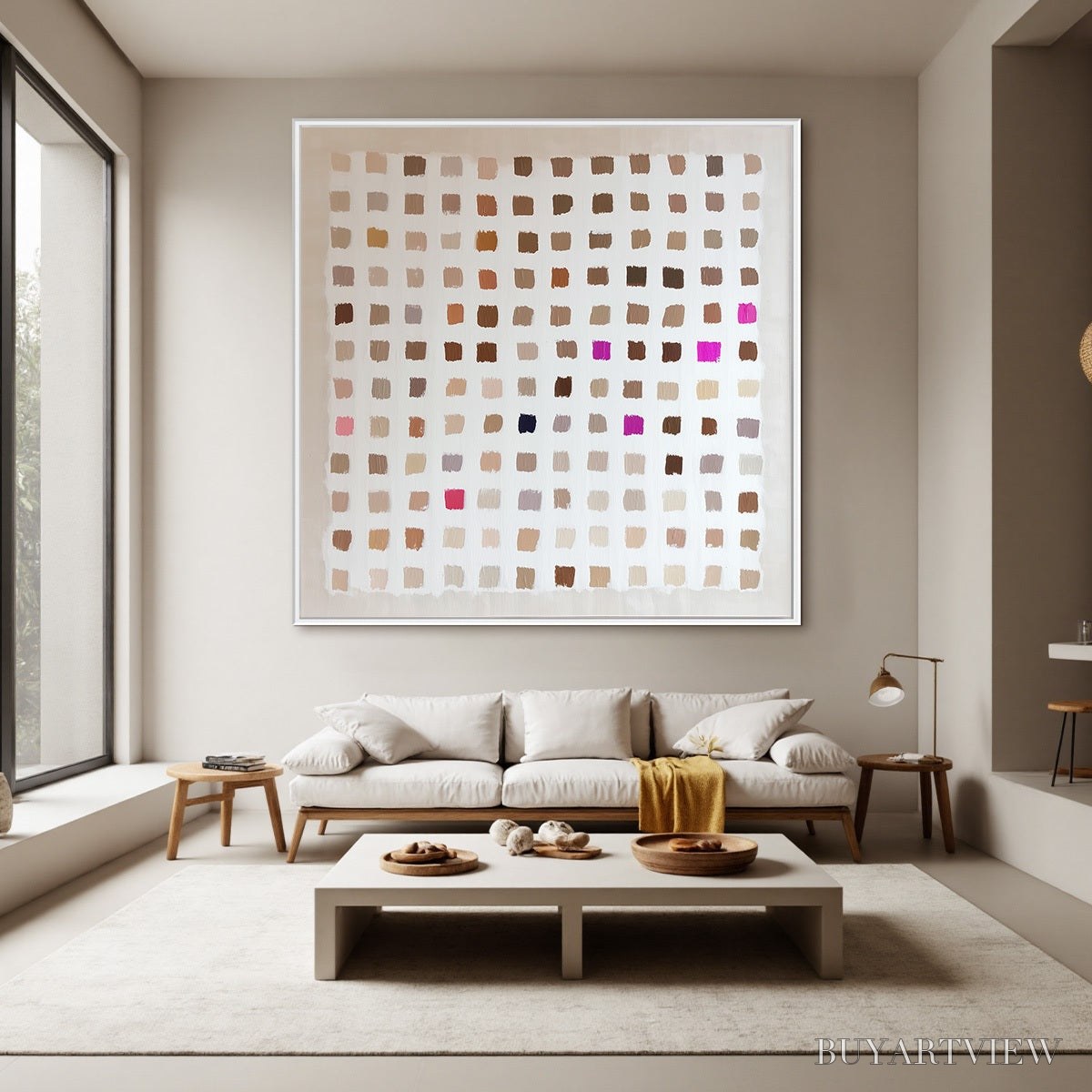 ARTOVITAS Nuance – Minimalist Abstract Color Block Oil Painting - image 2