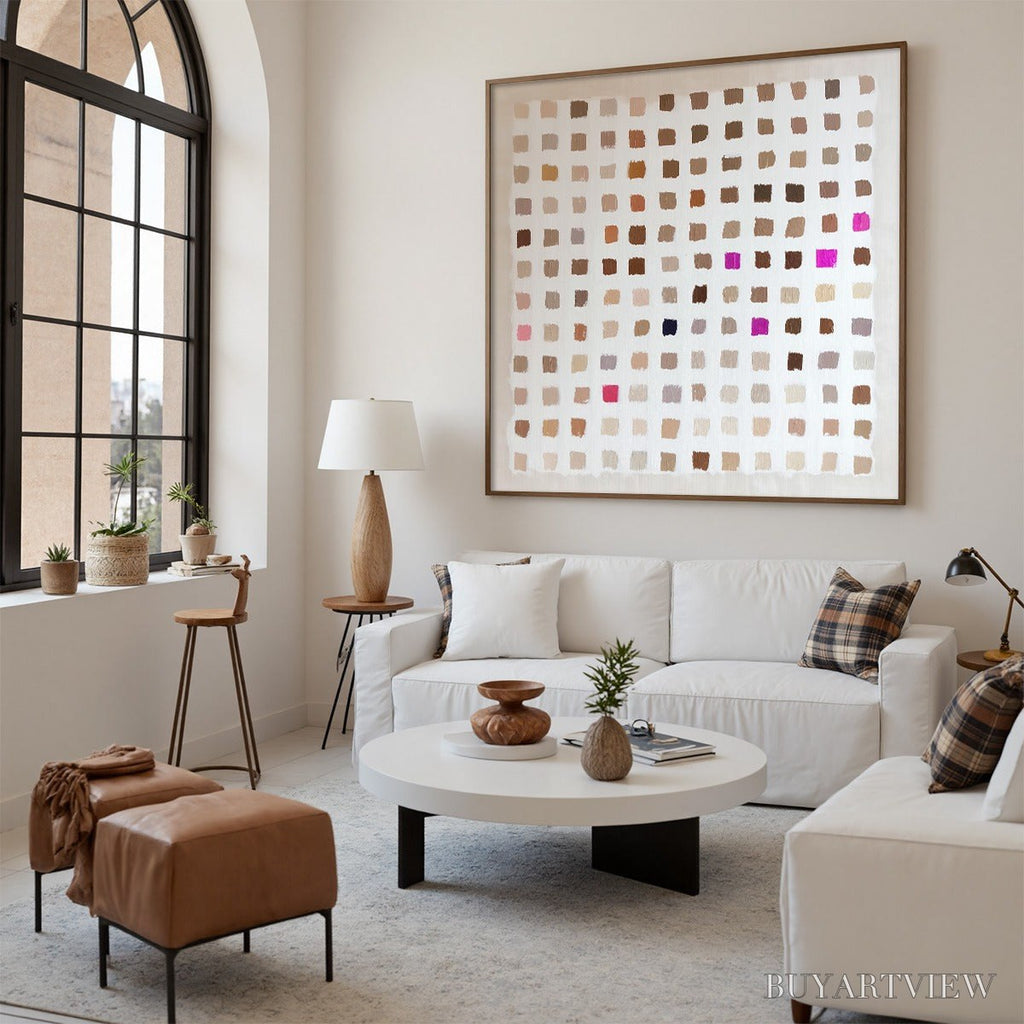 ARTOVITAS Nuance – Minimalist Abstract Color Block Oil Painting - image 5