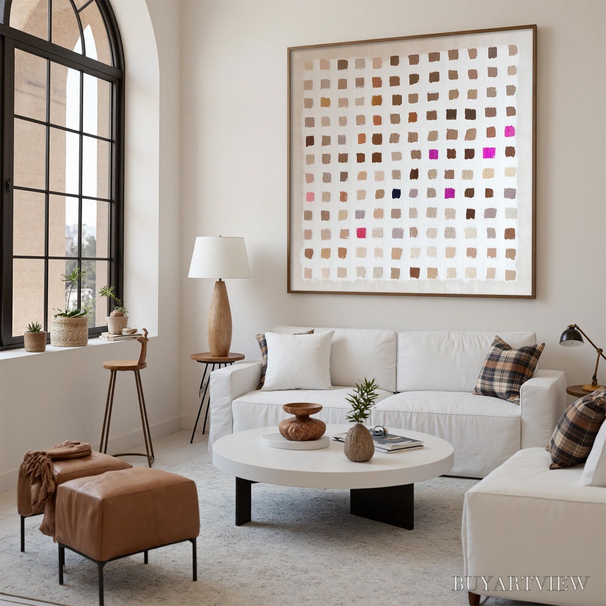 ARTOVITAS Nuance – Minimalist Abstract Color Block Oil Painting - image 5