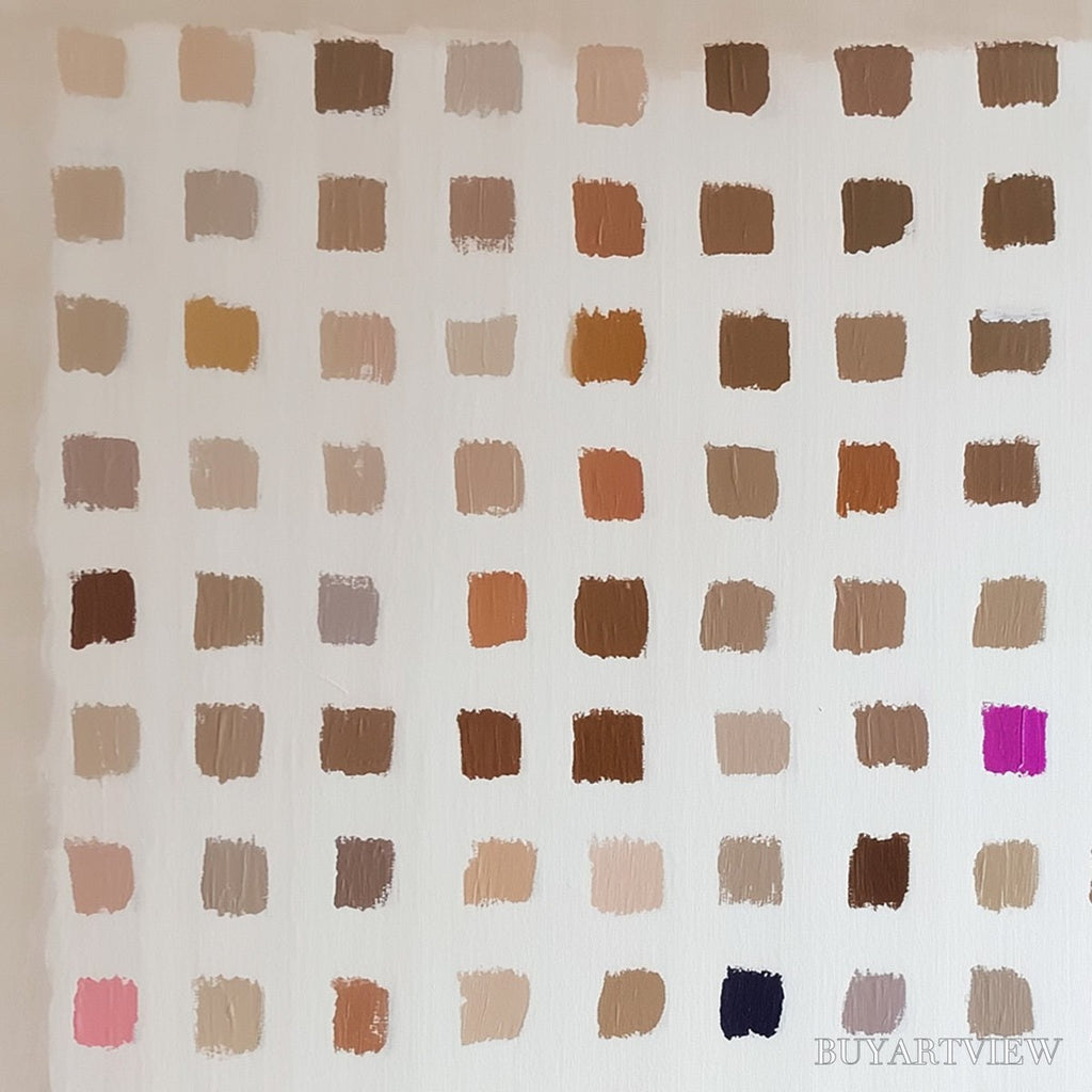 ARTOVITAS Nuance – Minimalist Abstract Color Block Oil Painting - image 6