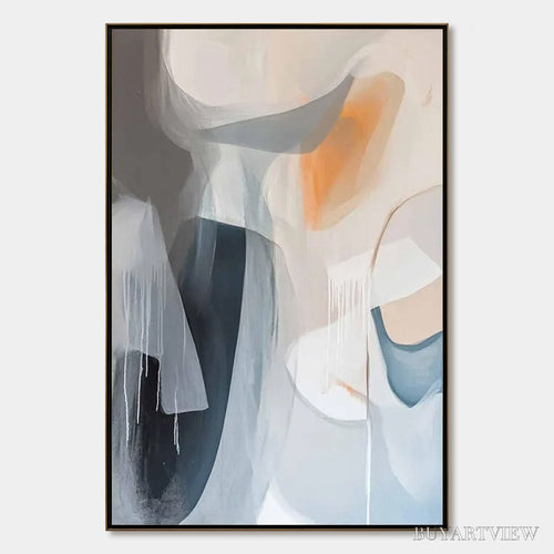 ARTOVITAS Abstract Flow – Modern Minimalist Abstract Oil Painting - image 1