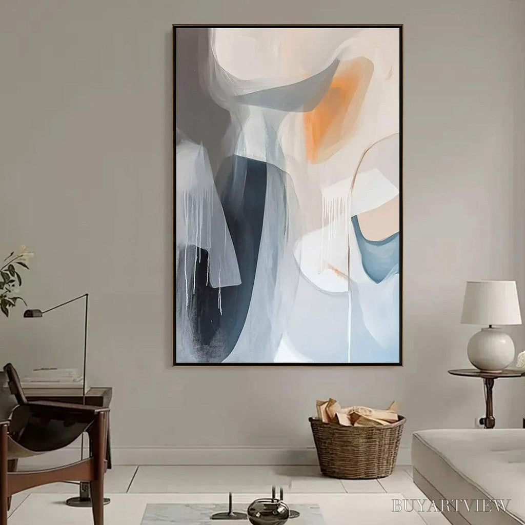 ARTOVITAS Abstract Flow – Modern Minimalist Abstract Oil Painting - image 2