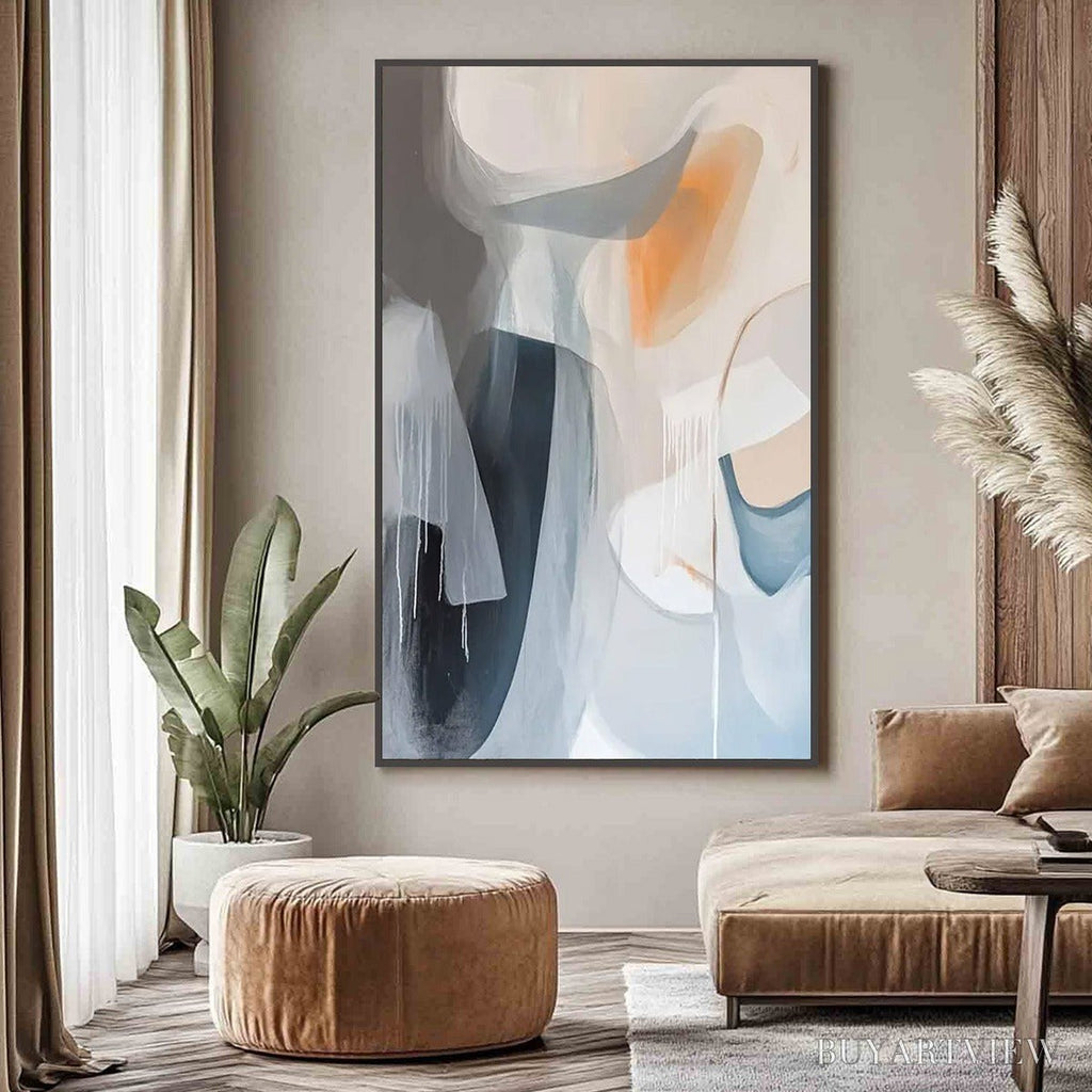 ARTOVITAS Abstract Flow – Modern Minimalist Abstract Oil Painting - image 5