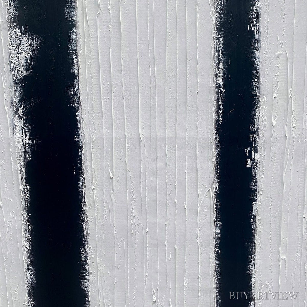 ARTOVITAS Gateway – Textured Minimalist Abstract Oil Painting - image 6