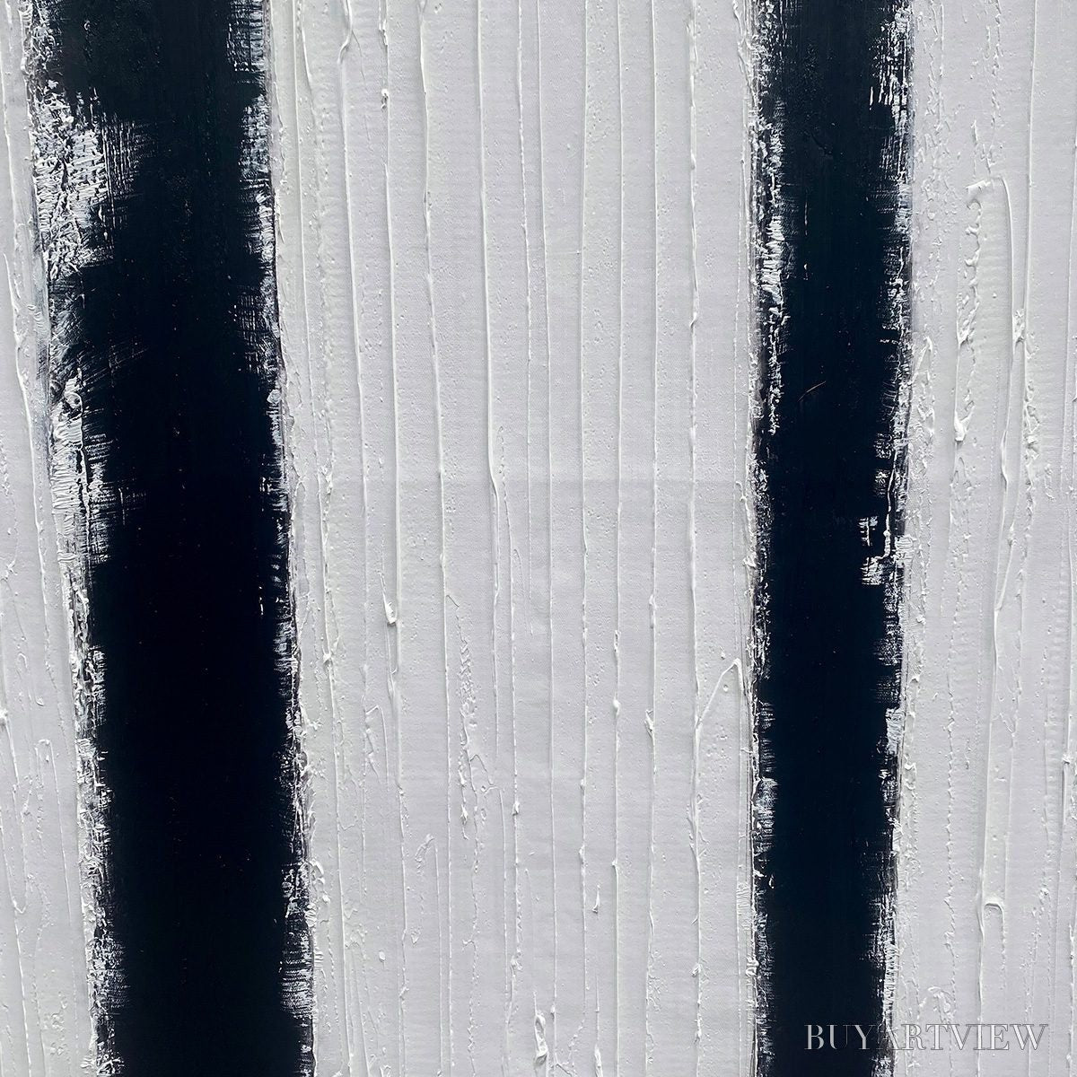 ARTOVITAS Gateway – Textured Minimalist Abstract Oil Painting - image 6