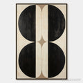 ARTOVITAS Symmetry – Minimalist Geometric Abstract Oil Painting - image 1