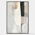 ARTOVITAS Structured Calm – Textured Minimalist Abstract Oil Painting - image 1
