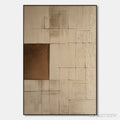 ARTOVITAS Balance – Minimalist Abstract Oil Painting - image 1