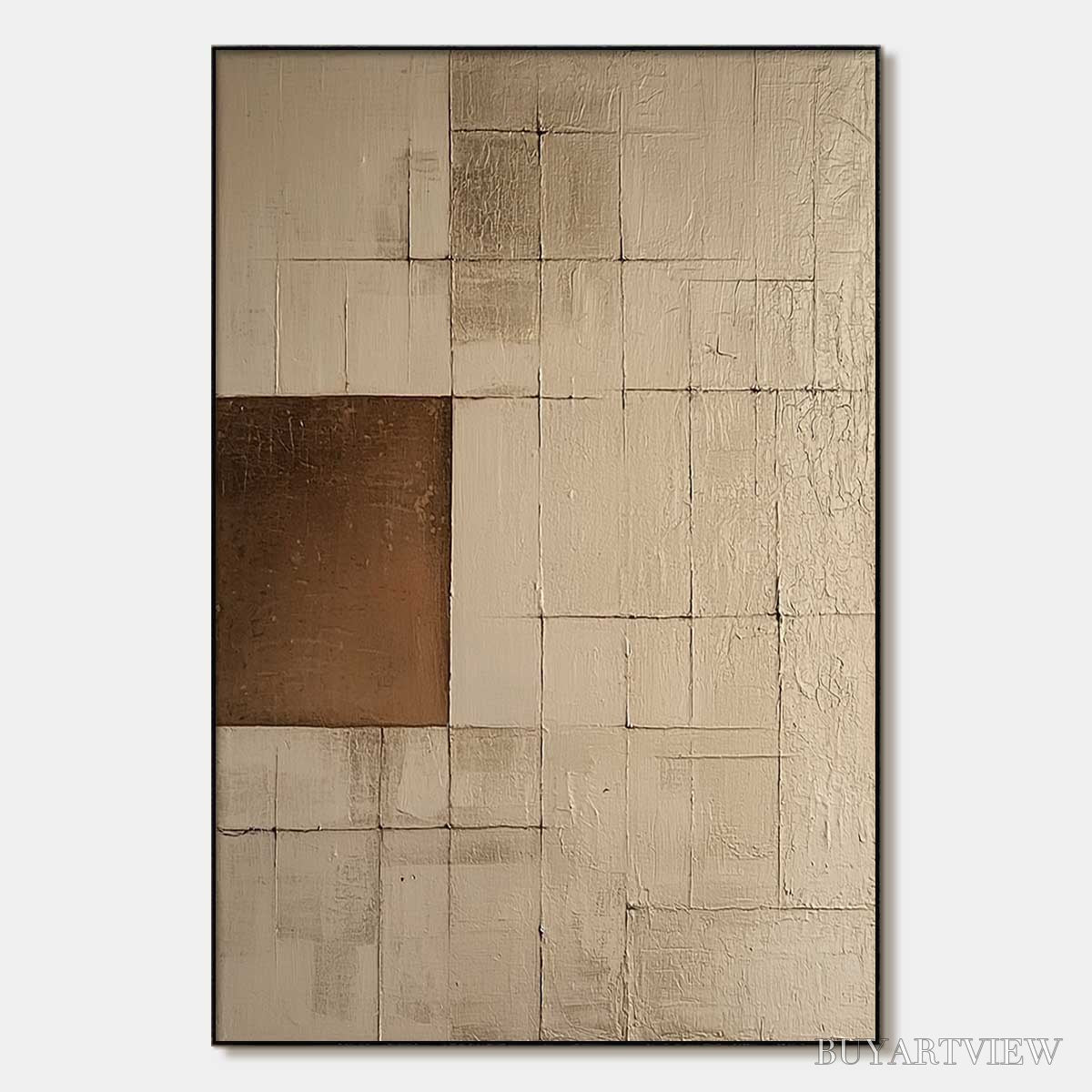 ARTOVITAS Balance – Minimalist Abstract Oil Painting - image 1