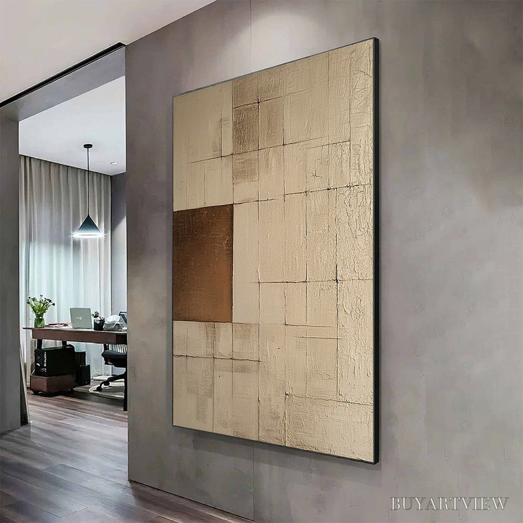 ARTOVITAS Balance – Minimalist Abstract Oil Painting - image 3