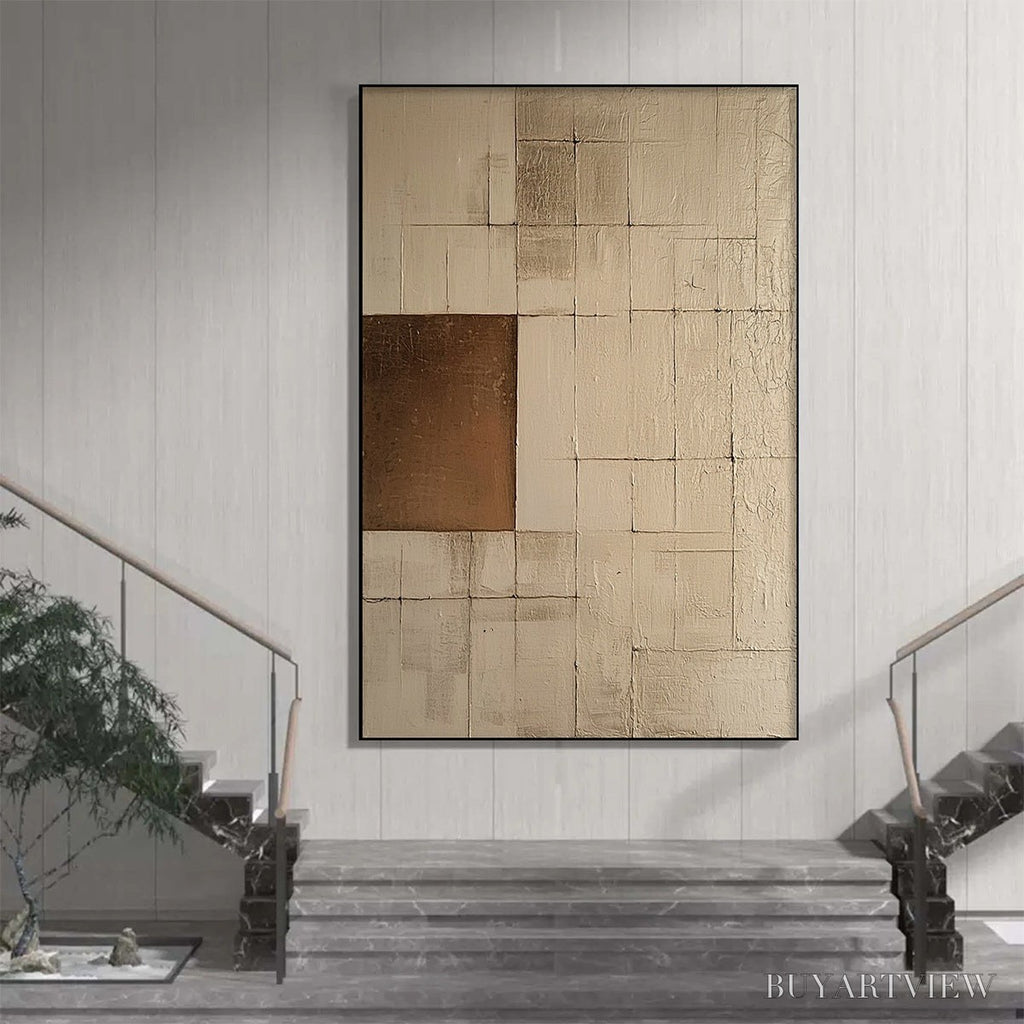 ARTOVITAS Balance – Minimalist Abstract Oil Painting - image 4
