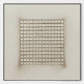 ARTOVITAS Ordered Chaos – Textured Minimalist Grid Oil Painting - image 1
