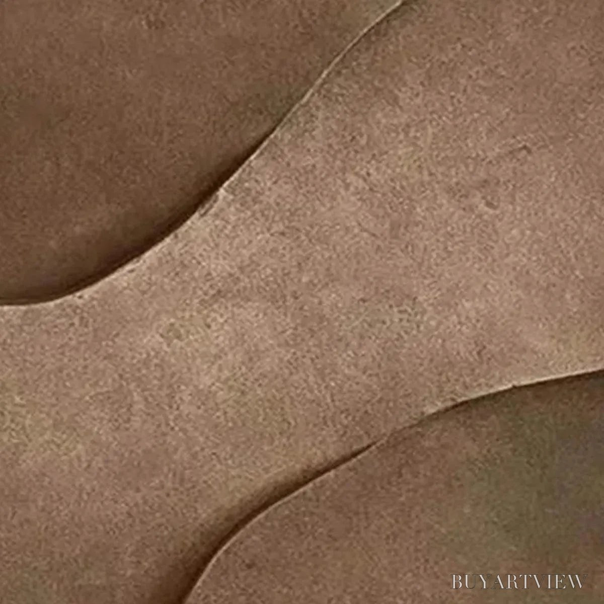 ARTOVITAS Brown Texture Duo – Set of 2 Textured Abstract Paintings in Brown - image 6