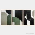 ARTOVITAS Arches Triptych – Minimalist Textured Abstract Painting Set of 3 - image 1