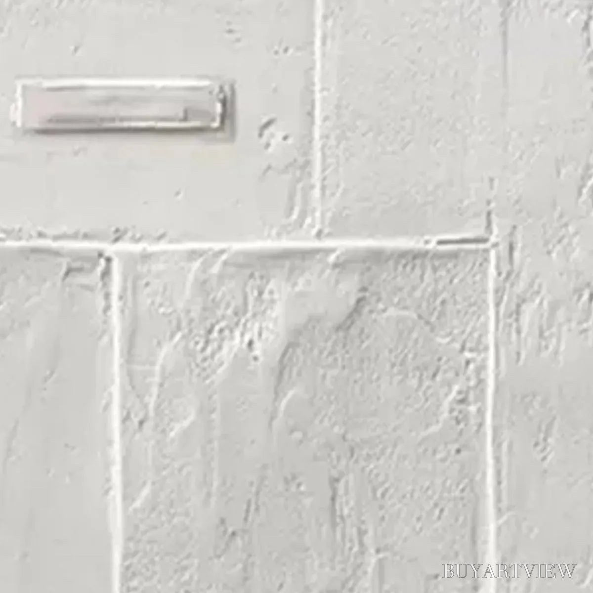 ARTOVITAS White Textured Vertical Diptych – Minimalist Textured Painting Set of 2, Vertical - image 6