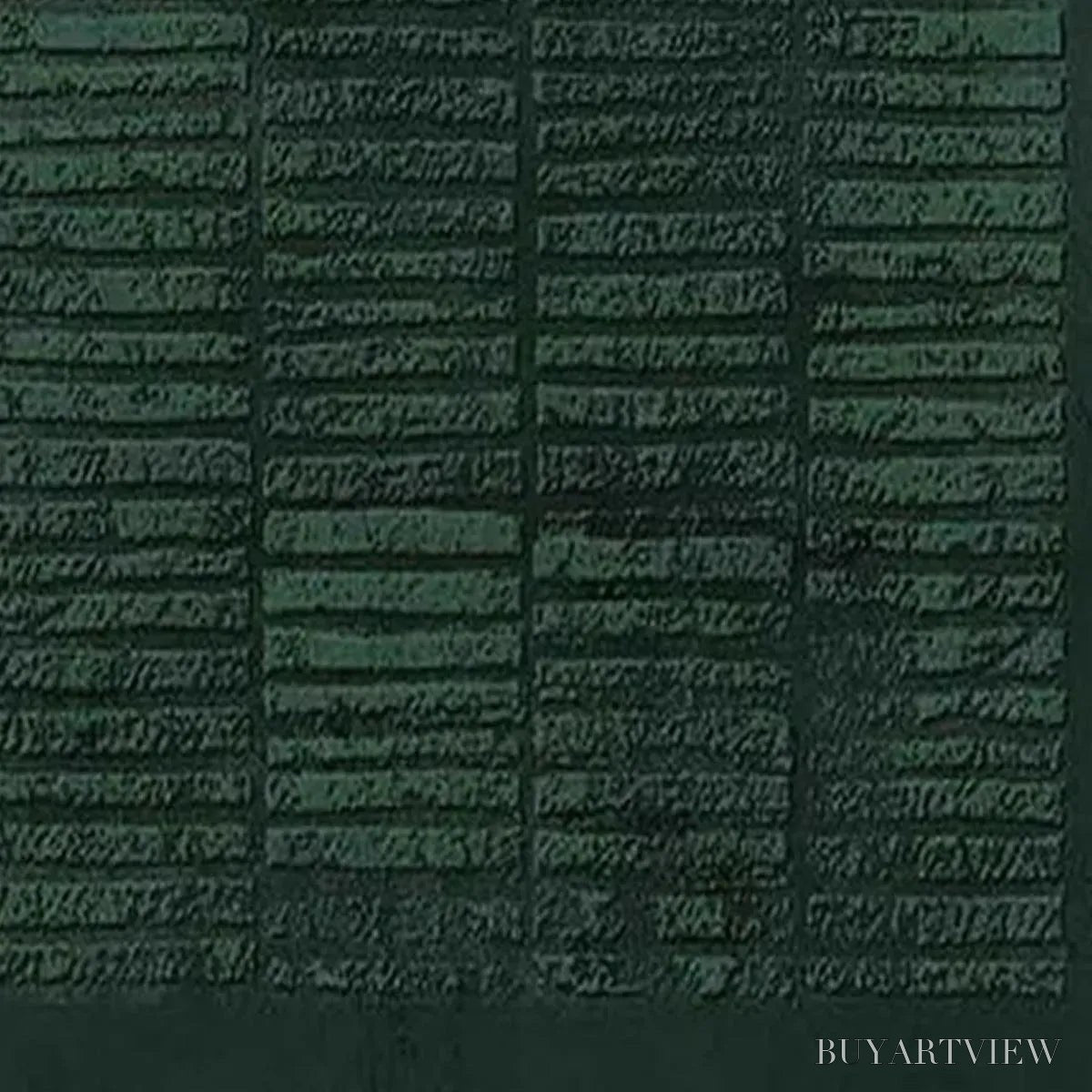 ARTOVITAS Dark Green Textured Grid – Minimalist Textured Painting - image 5