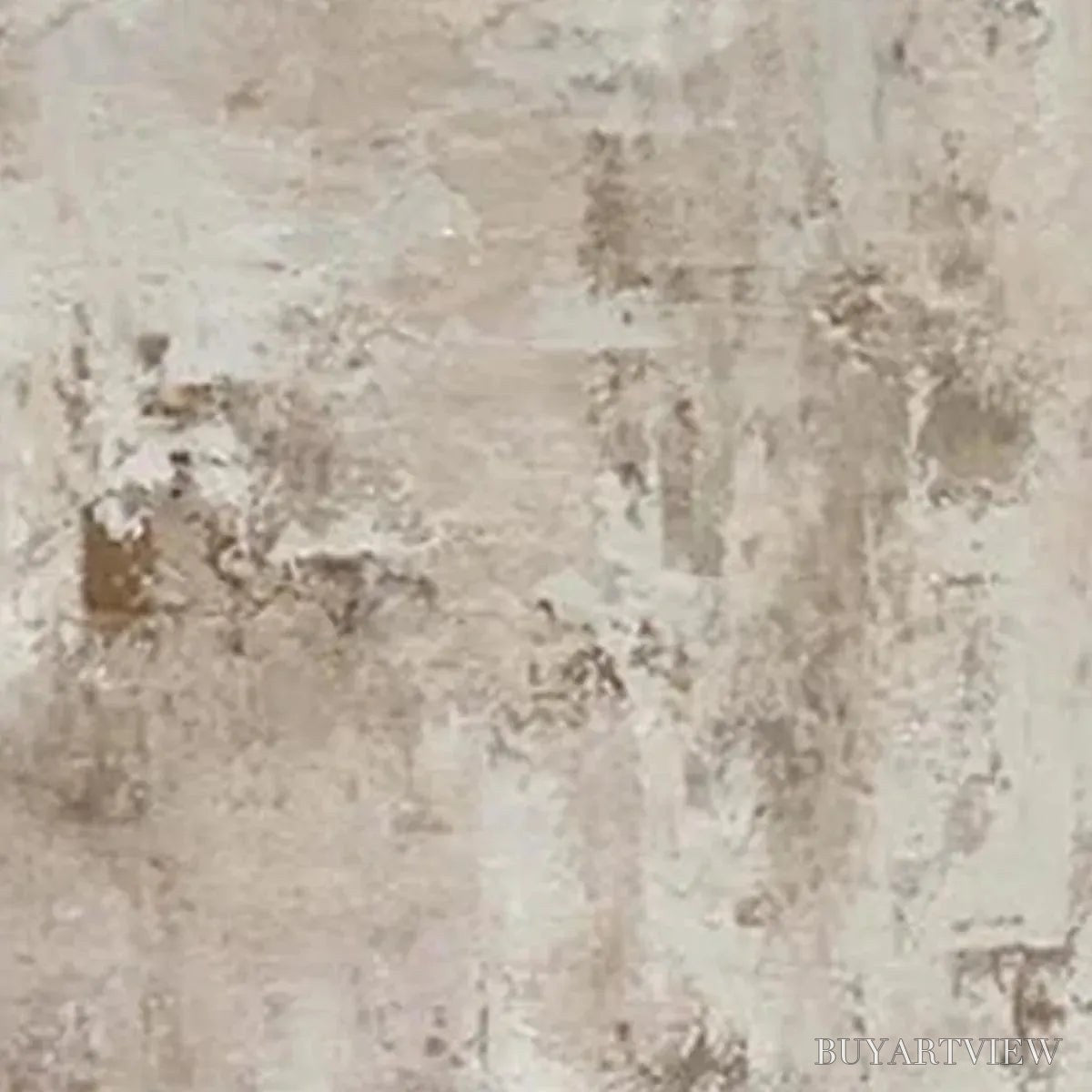 ARTOVITAS Textured Beige Abstract – Minimalist Textured Painting - image 6