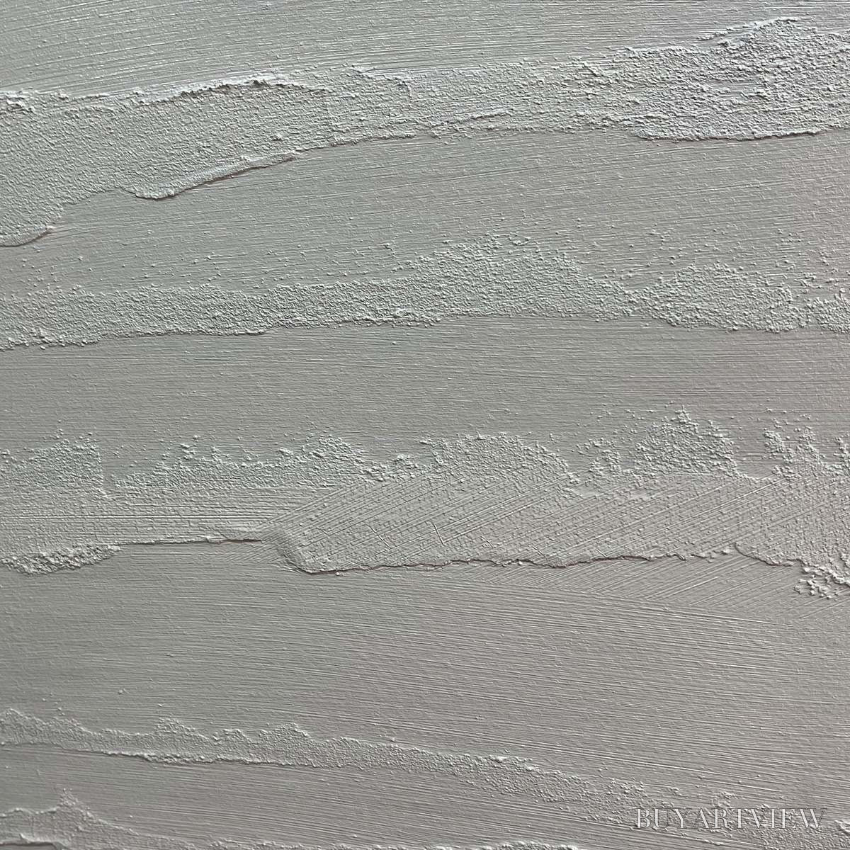 ARTOVITAS Textured Beige Lines – Minimalist Textured Painting - image 3