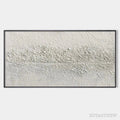 ARTOVITAS Textured Whispers – Textured Minimalist Abstract Painting in White - image 1