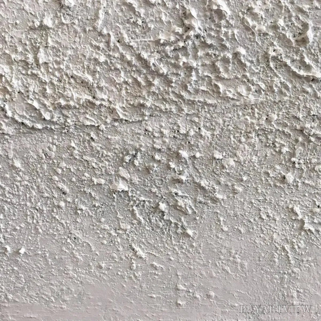 ARTOVITAS Textured Whispers – Textured Minimalist Abstract Painting in White - image 5