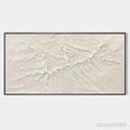 ARTOVITAS White Sands – Textured Minimalist Abstract Painting in White - image 1