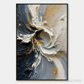 ARTOVITAS Spiral Light – White Gold Spiral Texture Abstract - image 1
