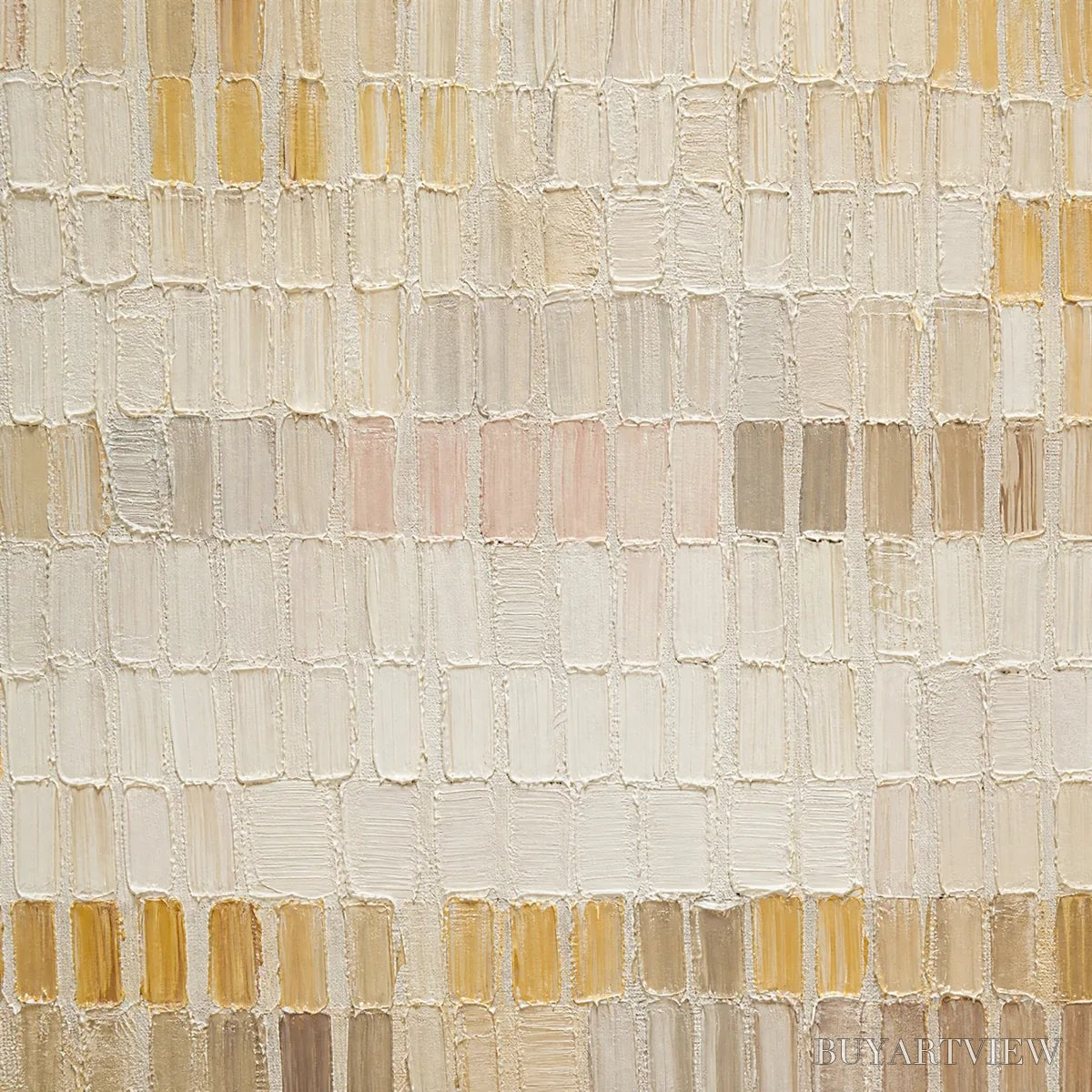 ARTOVITAS Sandline Horizon – Beige Linear Texture Horizontal Abstract - image 3