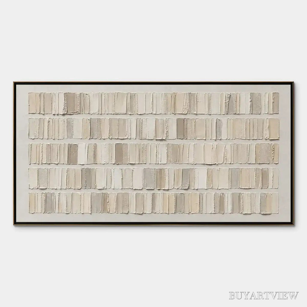 ARTOVITAS White Current – White Horizontal Texture - image 1