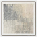 ARTOVITAS Grey Line Calm – Grey White Linear Texture Abstract - image 1