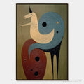 ARTOVITAS Spiral Guardian – Textured Abstract Mythical Creature Oil Painting - image 1