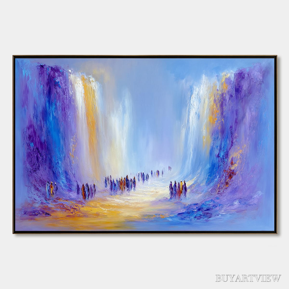 ARTOVITAS the Passage – Epic Journey Abstract Impasto Palette Knife Painting - image 1