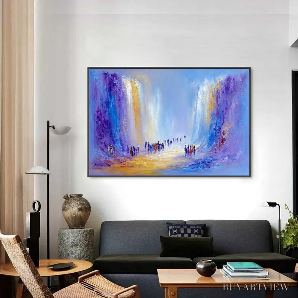 ARTOVITAS the Passage – Epic Journey Abstract Impasto Palette Knife Painting - image 2