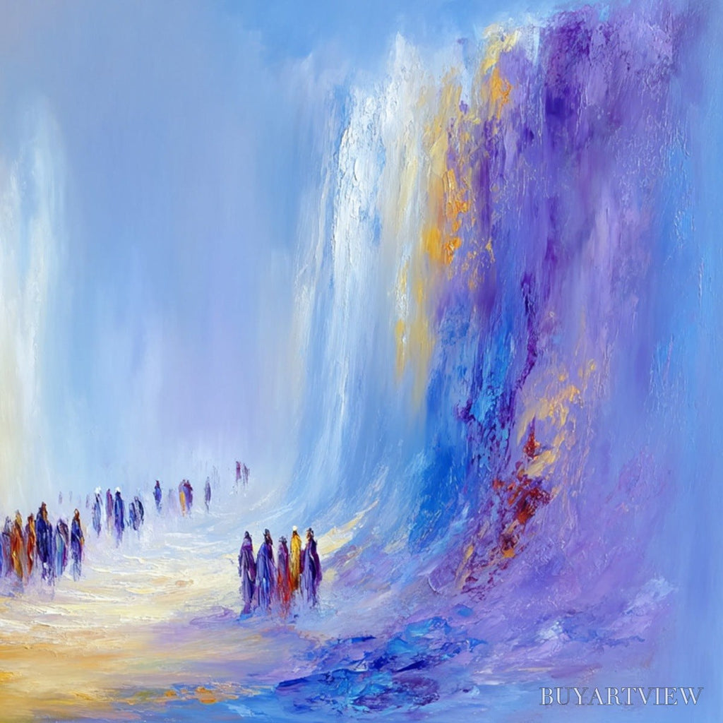 ARTOVITAS the Passage – Epic Journey Abstract Impasto Palette Knife Painting - image 3