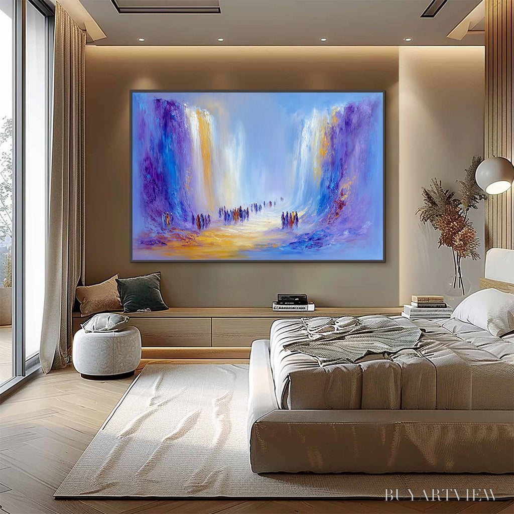 ARTOVITAS the Passage – Epic Journey Abstract Impasto Palette Knife Painting - image 6