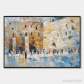 ARTOVITAS Echoes of Eternity – Textured Impasto Painting of a Historic Cityscape - image 1