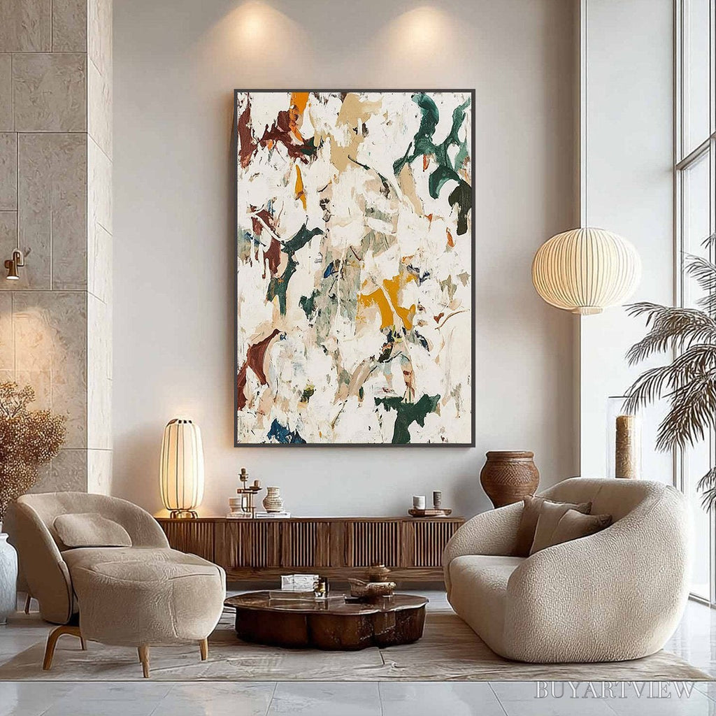 ARTOVITAS Autumn Whispers – Textured Abstract Impasto Oil Painting - image 2