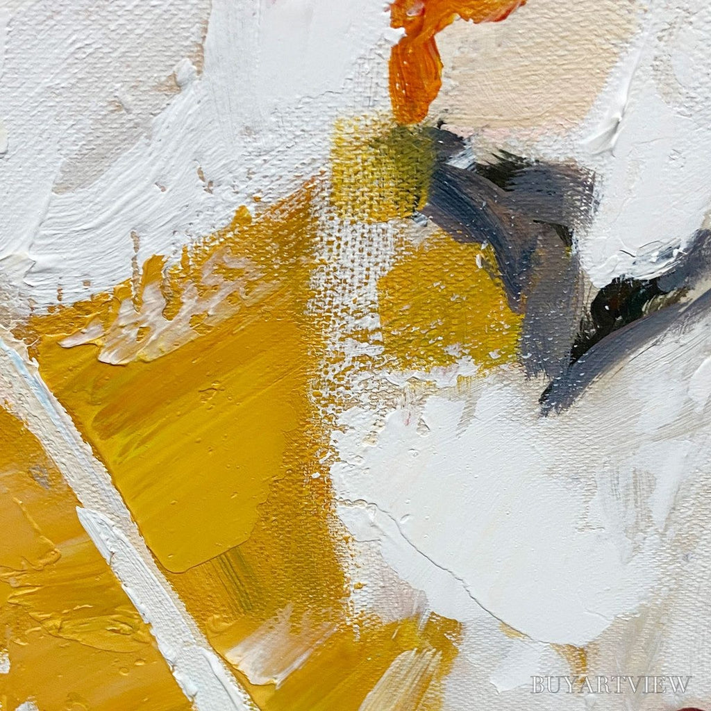 ARTOVITAS Autumn Whispers – Textured Abstract Impasto Oil Painting - image 3