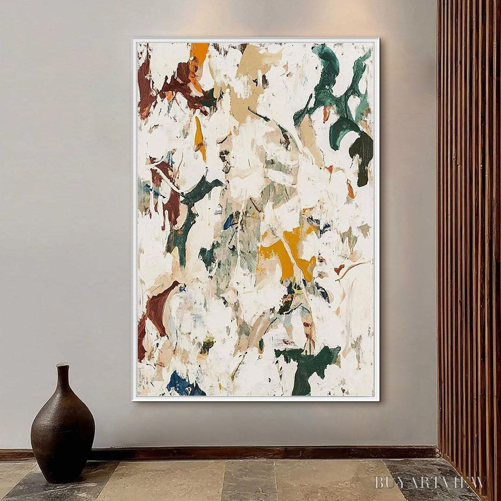 ARTOVITAS Autumn Whispers – Textured Abstract Impasto Oil Painting - image 5