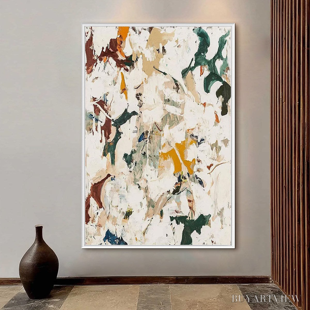 ARTOVITAS Autumn Whispers – Textured Abstract Impasto Oil Painting - image 5