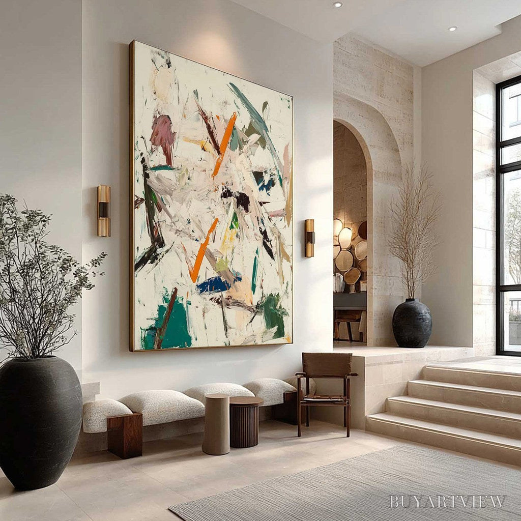 ARTOVITAS Frozen Rush – Textured Abstract Impasto Oil Painting - image 4