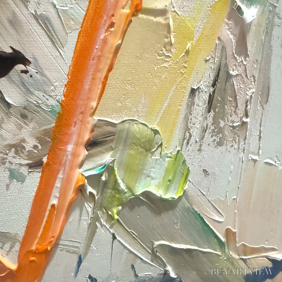 ARTOVITAS Frozen Rush – Textured Abstract Impasto Oil Painting - image 6