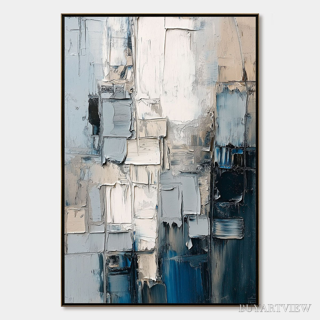 ARTOVITAS Stratum – Heavily Textured Abstract Impasto Oil Painting - image 1