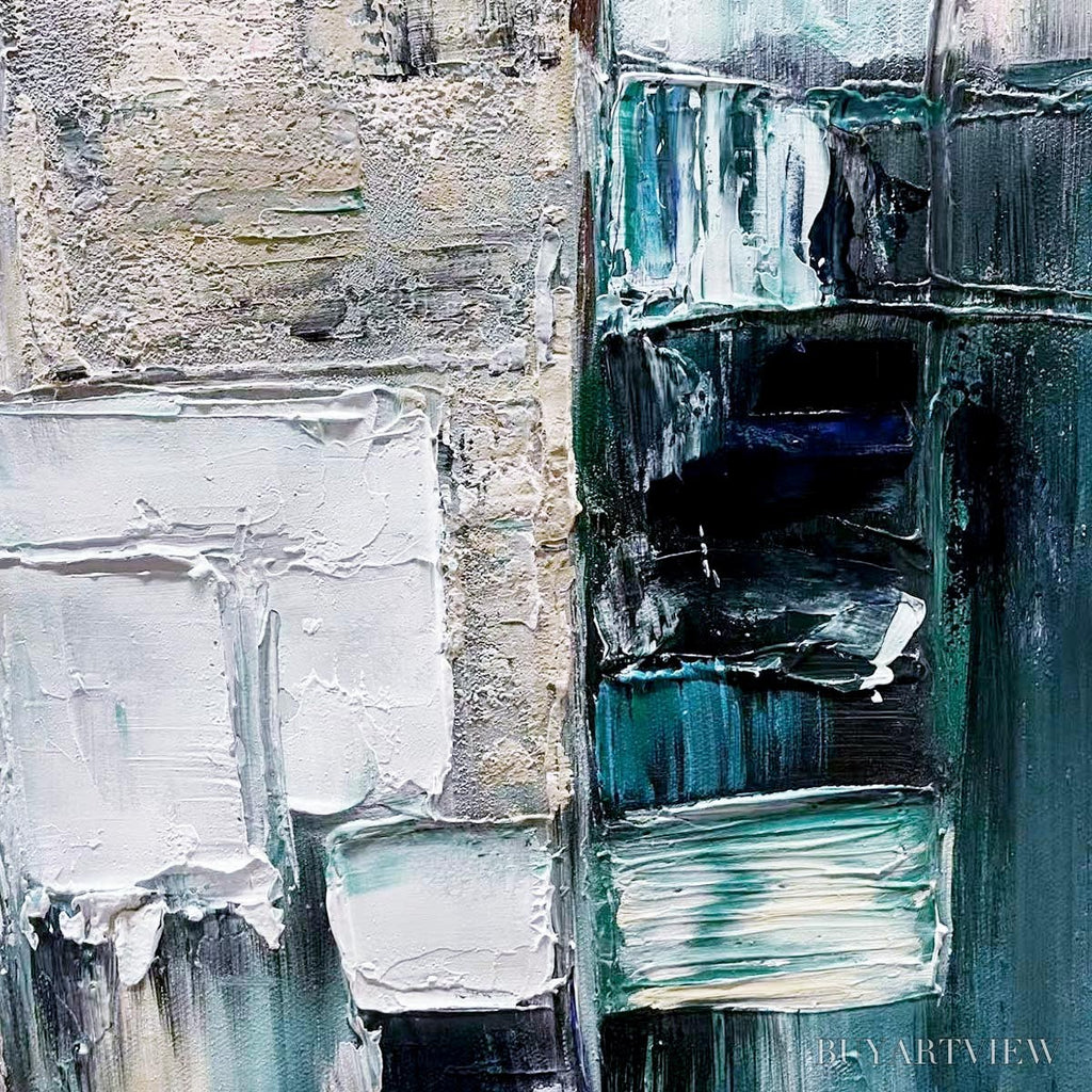 ARTOVITAS Stratum – Heavily Textured Abstract Impasto Oil Painting - image 3