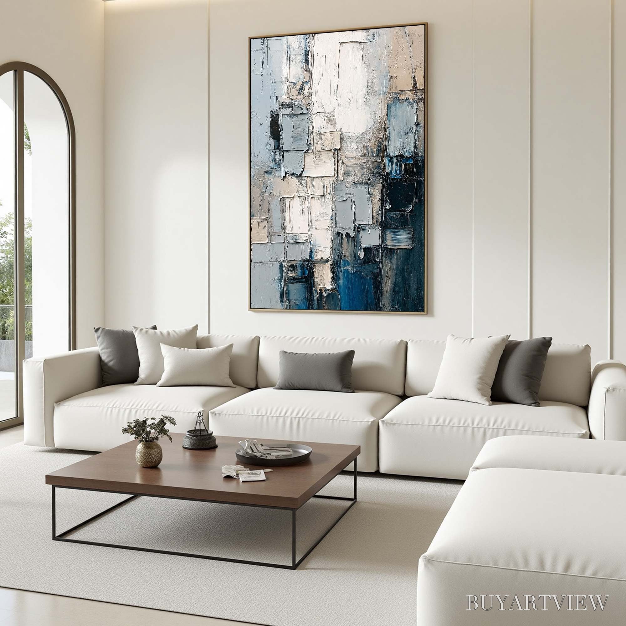 ARTOVITAS Stratum – Heavily Textured Abstract Impasto Oil Painting - image 5