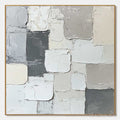 ARTOVITAS Layered Harmony – Textured Abstract Oil Painting - image 1