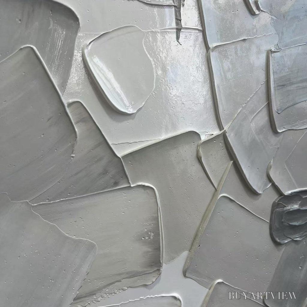 ARTOVITAS Layered Harmony – Textured Abstract Oil Painting - image 3