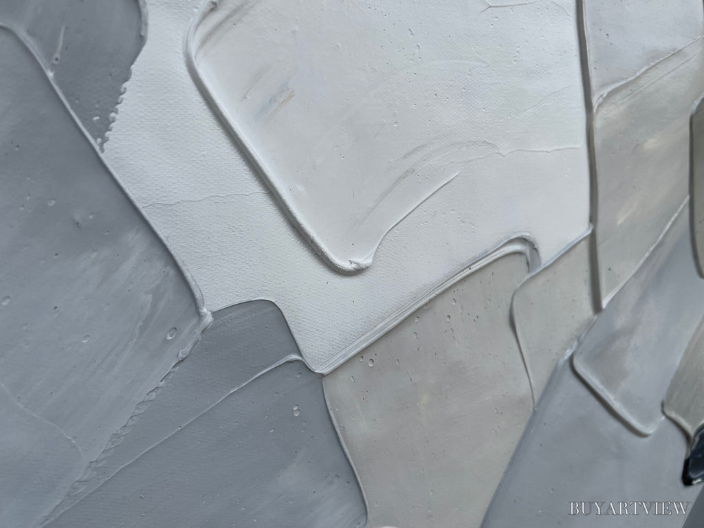 ARTOVITAS Layered Harmony – Textured Abstract Oil Painting - image 5