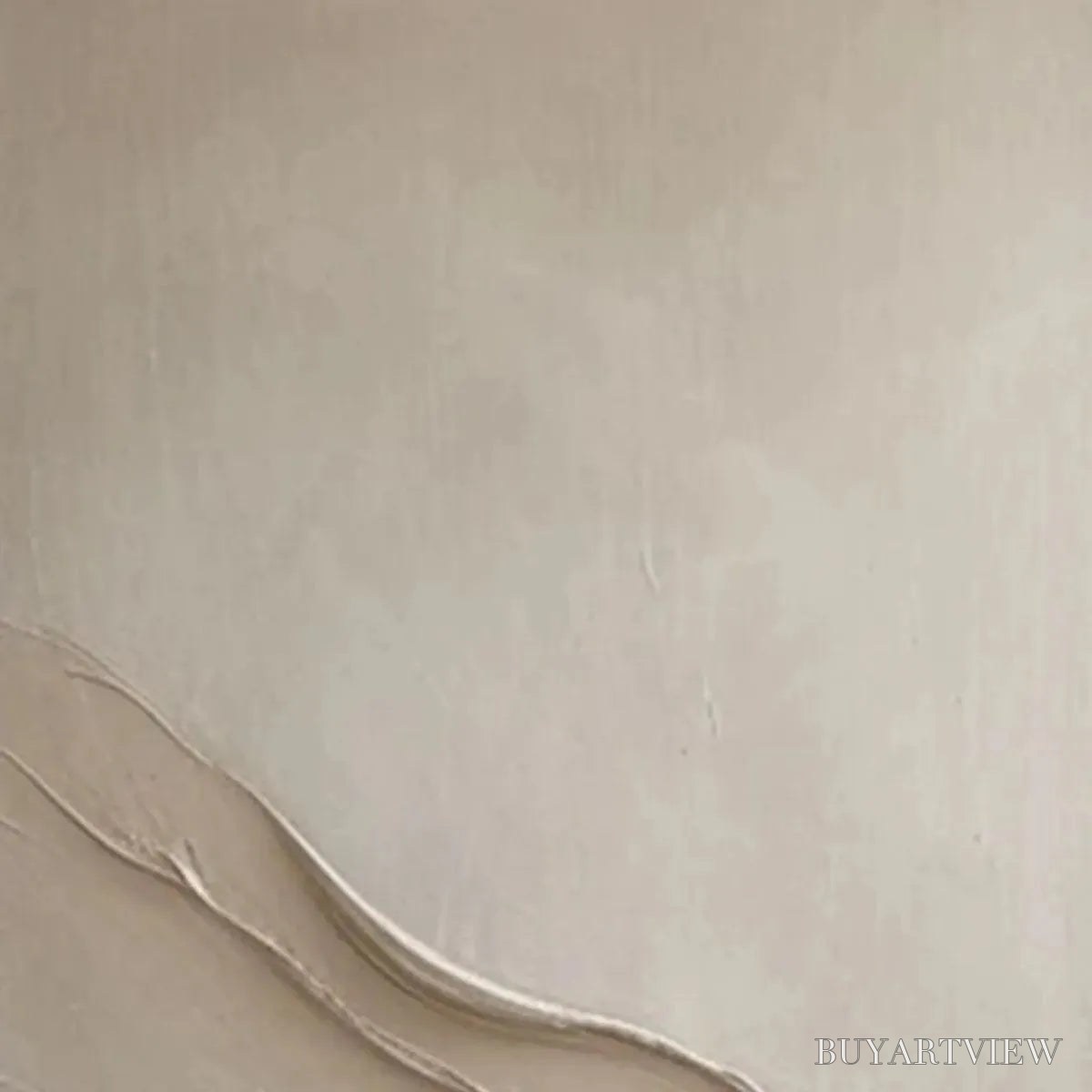 ARTOVITAS Beige Textured Abstract Diptych – Textured Abstract Painting Set of 2, Square - image 6
