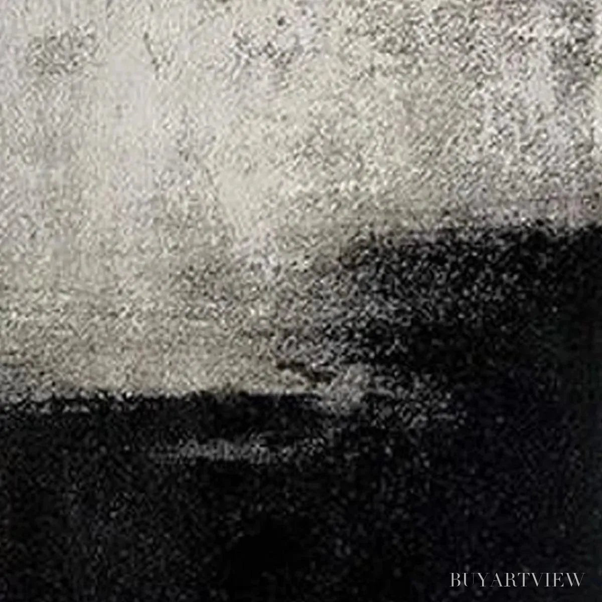 ARTOVITAS Black & White Abstract Diptych – Textured Abstract Painting Set of 2, Vertical - image 4